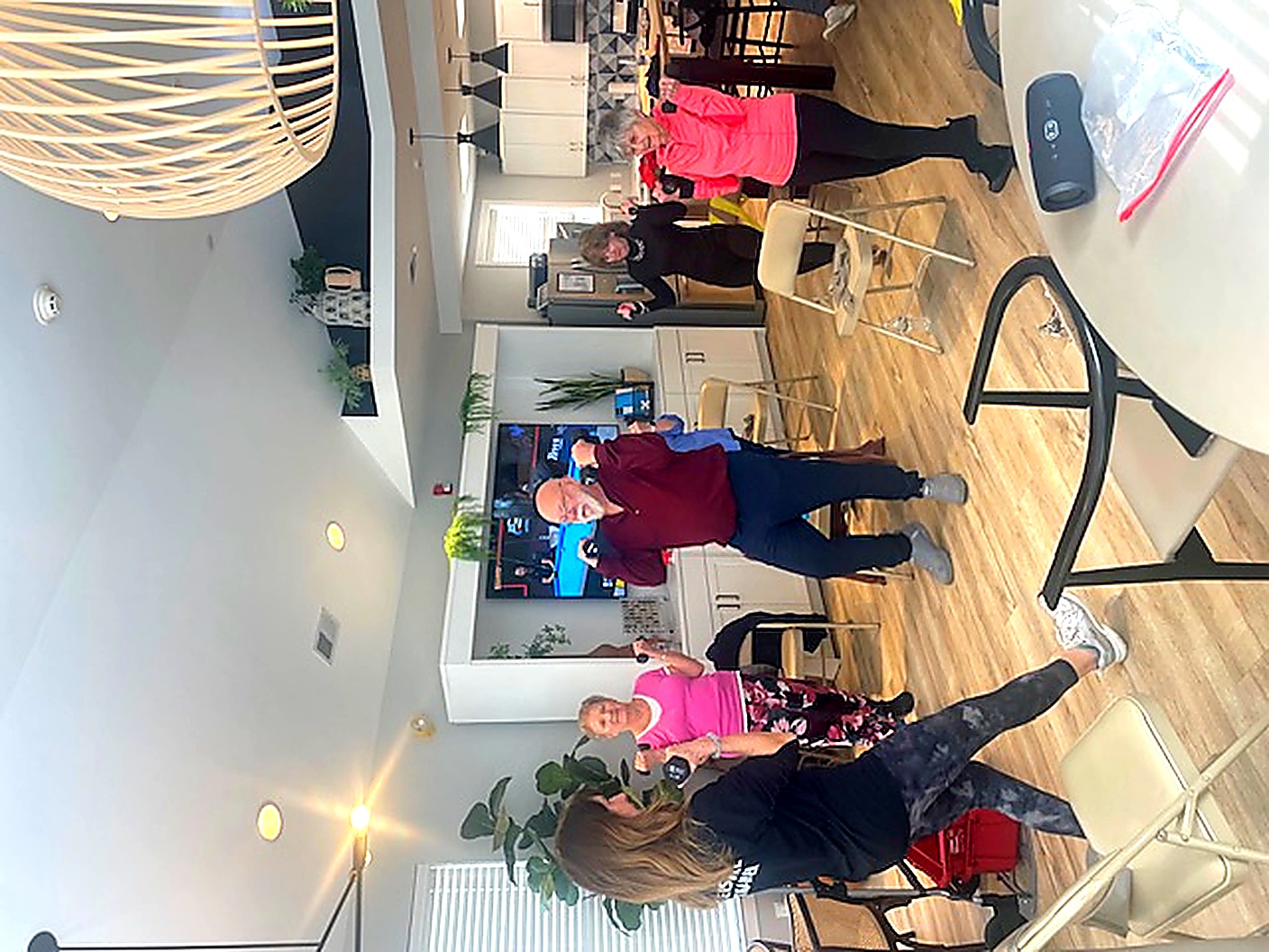 Heathergate 55+ community fitness class